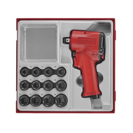 Set Pistol Pneumatic De Impact 1 2 Drive Compact Impact Wrench 13 Pcs Teng Tools 13buc Set Emag Ro