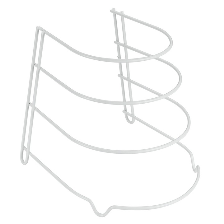 Suport pentru 4 tigai finisaj alb