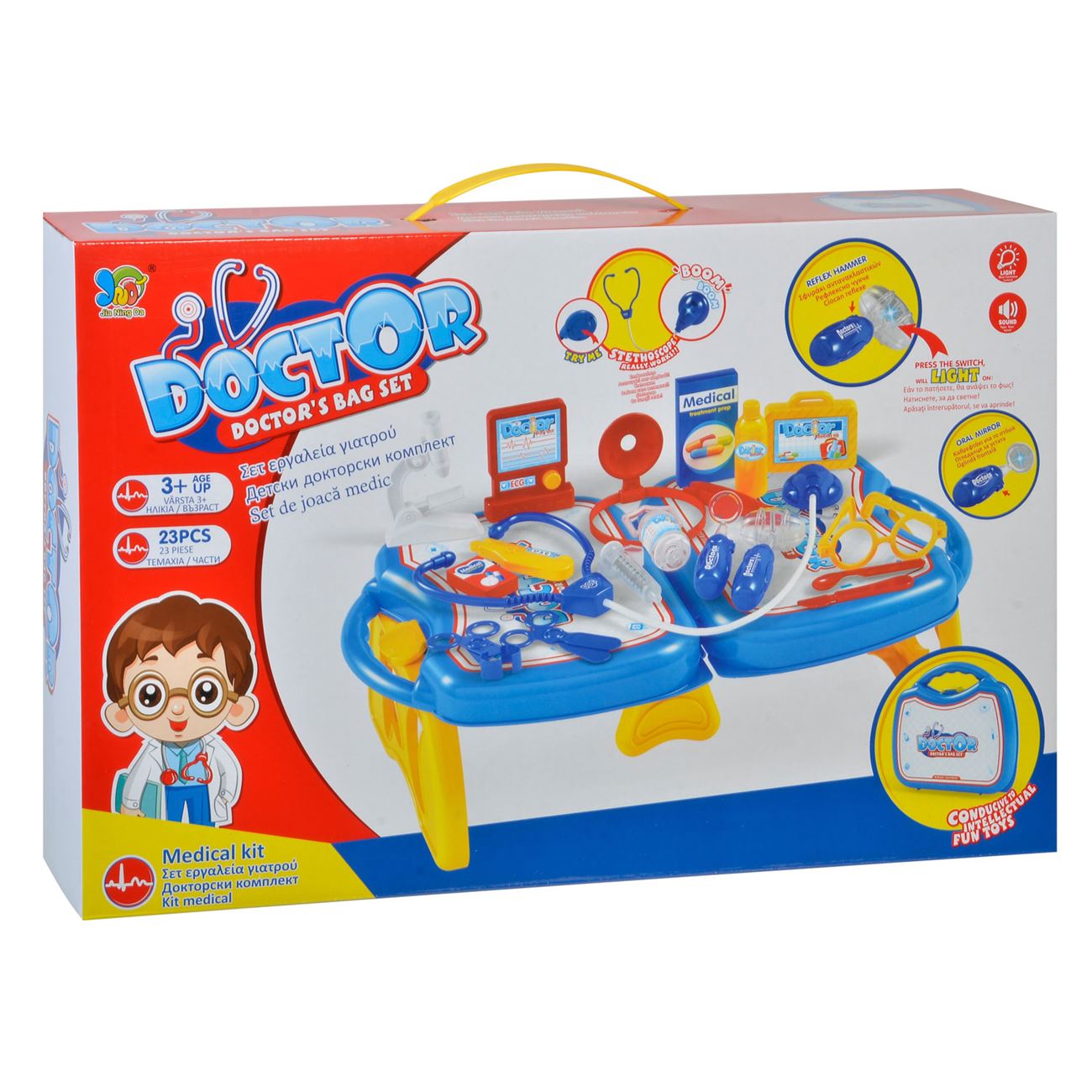 Set pentru copii de doctor cu accesorii doctorale , ATS + 3 ani , kit medical