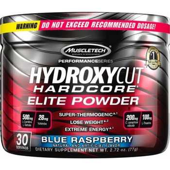 Muscletech hydroxycut hardcore elite powder 30 SERVINGS blue raz Muscletech hydroxycut hardcore elite powder 30 SERVINGS blue raz