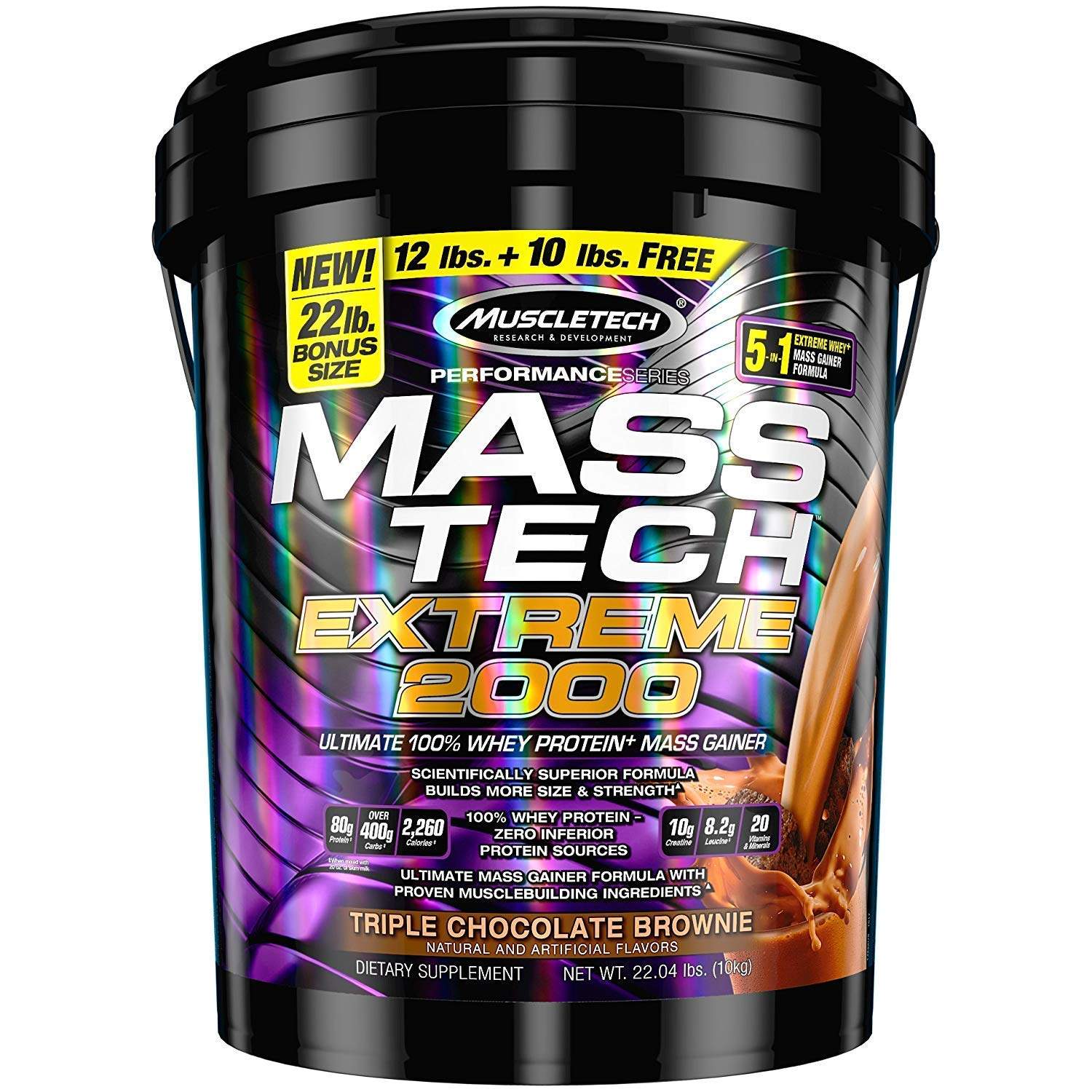 Muscletech mass tech extreme 2000 10 KG vanilla