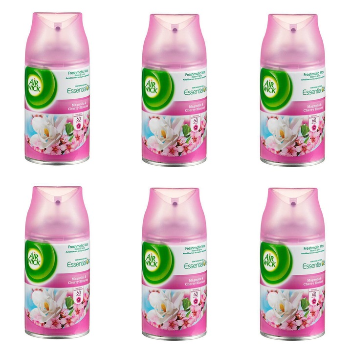 Air Wick Magnolia & Cherry Blossom, 6x Reserve, 250ml