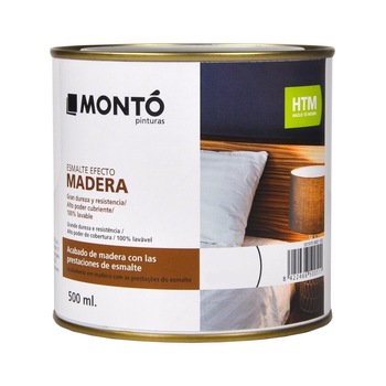 Email poliuretanic satinat, multisuprafete, efect lemn, MONTO SPANIA, stejar, 500ml M501 Email poliuretanic satinat, multisuprafete, efect lemn, MONTO SPANIA, stejar, 500ml M501