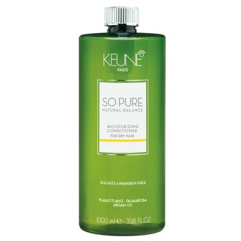 Balsam tratament hidratant pentru par deteriorat fara sulfati si parabeni Keune So Pure Moisturizing, 1000ml Balsam tratament hidratant pentru par deteriorat fara sulfati si parabeni Keune So Pure Moisturizing, 1000ml