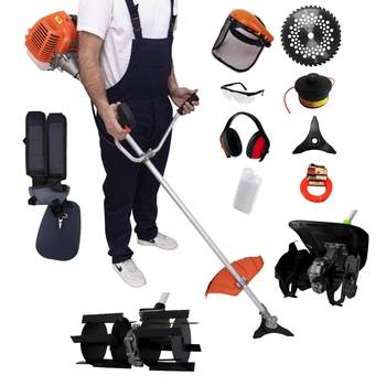 Set Motocoasa PANDORA (5*), 5CP, 8 Accesorii +2 x Cap Tip Cultivator + Prasitoare Set Motocoasa PANDORA (5*), 5CP, 8 Accesorii +2 x Cap Tip Cultivator + Prasitoare