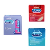 pachet prezervative durex b close 3 bucset  prezervative durex feel thin 3 bucset  prezervative durex clasic 3 bucset imagen 9_0_
0