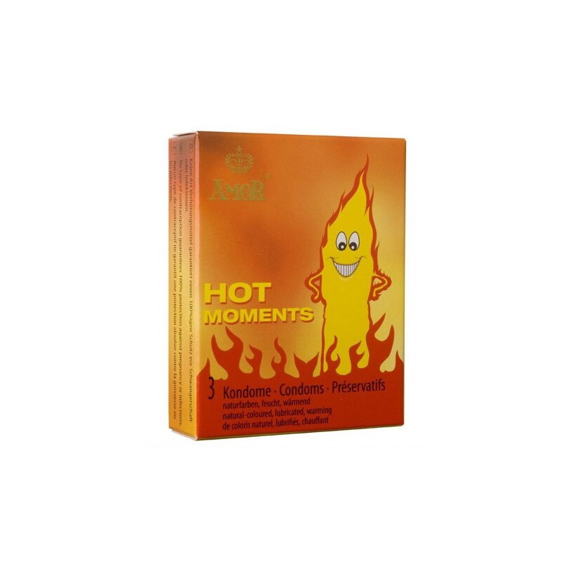 Prezervative Amor Hot Moments 3 buc