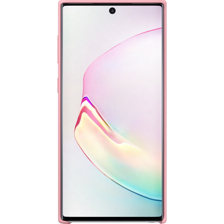 Предпазен калъф Samsung Silicon за Galaxy Note 10, Pink