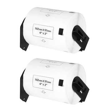 Set 2 Banda/Rola DK 11240 etichete Alb 102mmX51mm Compatibile Pentru BROTHER P-Touch QL 1000 Series / QL 1050 / QL 1050 N / QL 1060 N Set 2 Banda/Rola DK 11240 etichete Alb 102mmX51mm Compatibile Pentru BROTHER P-Touch QL 1000 Series / QL 1050 / QL 1050 N / QL 1060 N