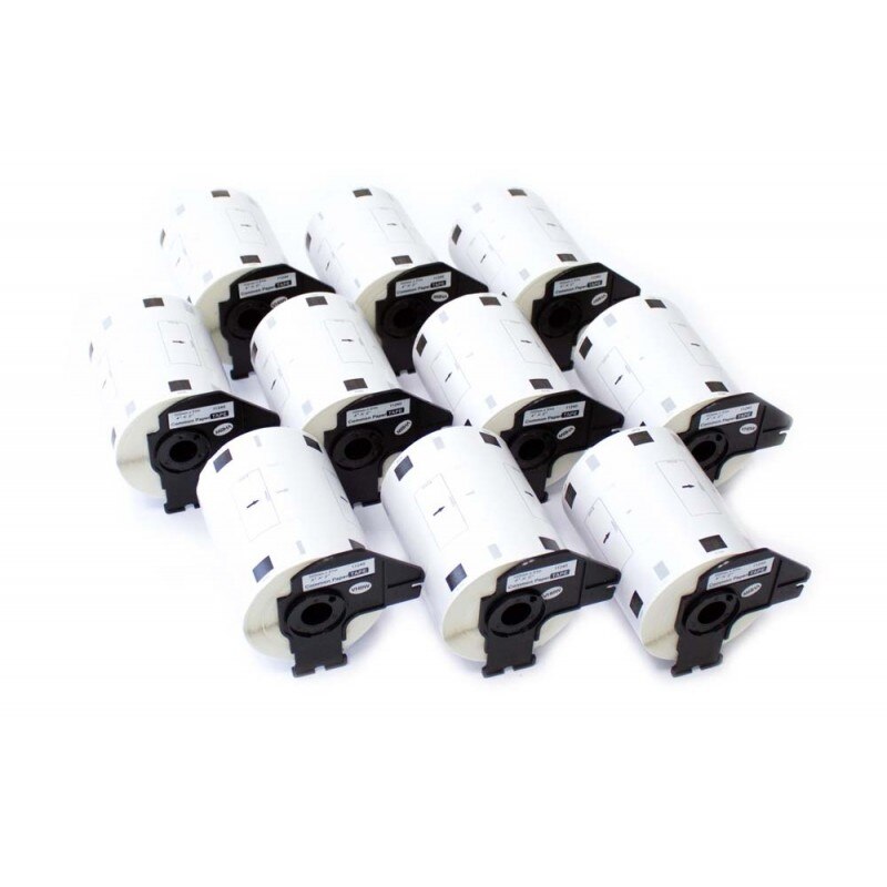 Set 10 Banda/Rola DK 11240 etichete Alb 102mmX51mm Compatibile Pentru BROTHER P-Touch QL 1000 Series / QL 1050 / QL 1050 N / QL 1060 N