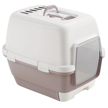 Litiera cu acoperis Stefanplast Cathy Clever, Roz, 58x45x48 cm Litiera cu acoperis Stefanplast Cathy Clever, Roz, 58x45x48 cm