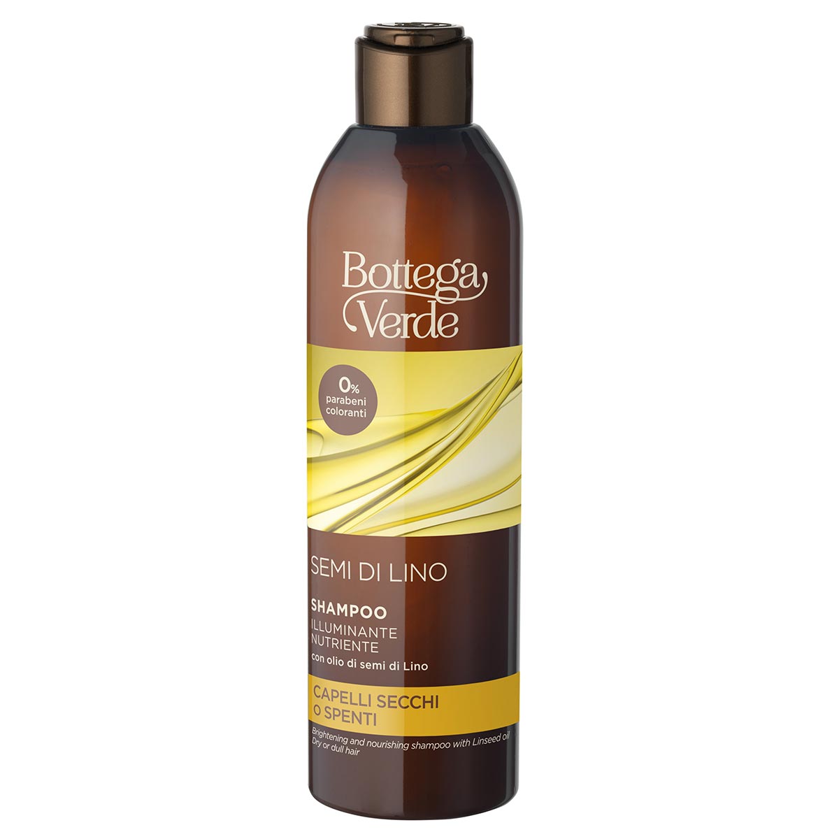 Sampon cu ulei din seminte de in - Semi di Lino, 250 ML, Bottega Verde