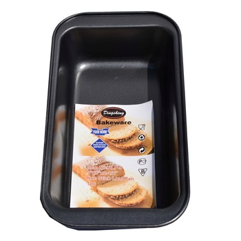 Tava dreptunghiulara teflonata pentru paine,chec 27,5x15x6cm Tava dreptunghiulara teflonata pentru paine,chec 27,5x15x6cm