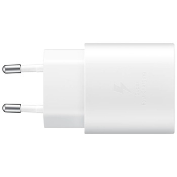 Incarcator Samsung Super Fast Charging (Max. 25W), C to C Cable, White Incarcator Samsung Super Fast Charging (Max. 25W), C to C Cable, White