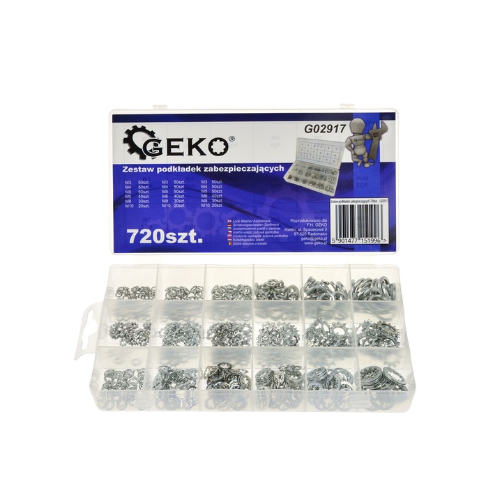 Set 720 saibe de blocare, GEKO G02917