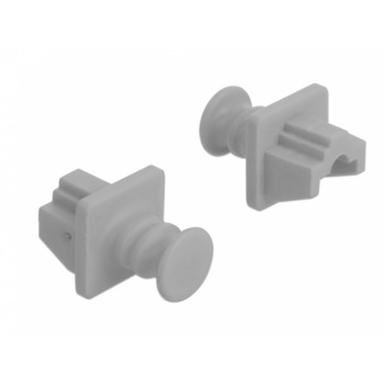 Set 10 buc protectie impotriva prafului pentru RJ45 Gri, Delock 86508 Set 10 buc protectie impotriva prafului pentru RJ45 Gri, Delock 86508