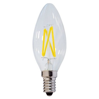 Bec LED C35, Optonica, E14, 4W, 35x98 mm, Lumina Calda, Dimabil Bec LED C35, Optonica, E14, 4W, 35x98 mm, Lumina Calda, Dimabil