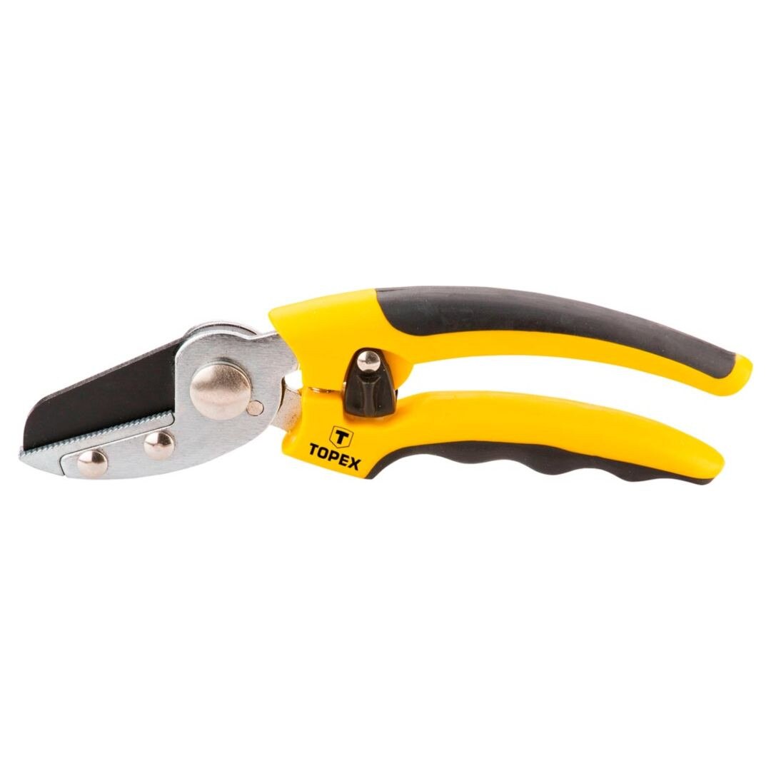 Foarfeca de gradina, tip nicovala, diametru 10mm, Topex 15A201