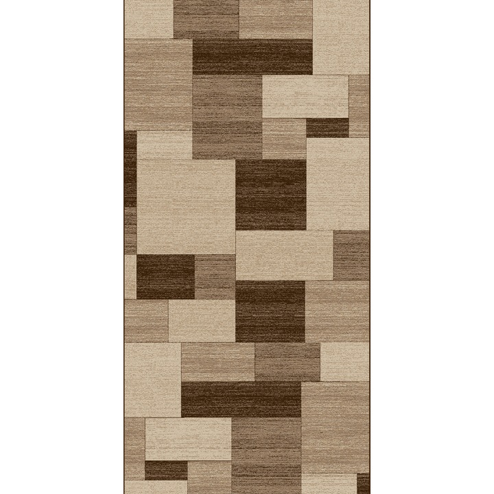 Напречен килим Daffi 13027-140, 150x300 см, бежово / кафяво, 1700 гр/м2