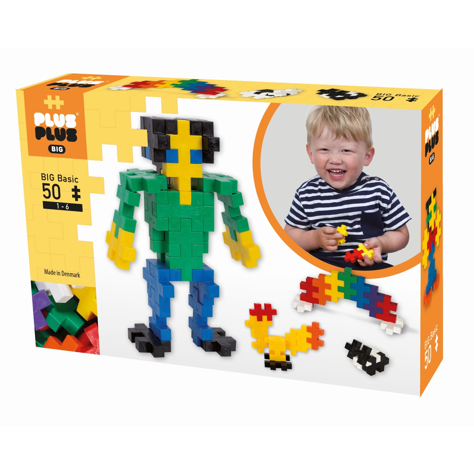 Set de constructie Big Plus Plus Basic, 50 Piese