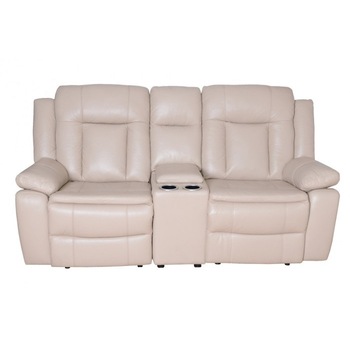 Canapea Ackerley, piele naturala, 2 reclinere manuale, mini-bar cu suport de pahare, dimensiune L=190cm Canapea Ackerley, piele naturala, 2 reclinere manuale, mini-bar cu suport de pahare, dimensiune L=190cm