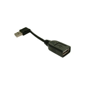 Cablu adaptor usb tata usb mama 90 grade Cablu adaptor usb tata usb mama 90 grade