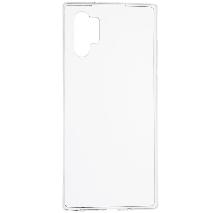 Husa protectie din silicon slim compatibila cu Samsung Galaxy Note 10 Plus, transparenta