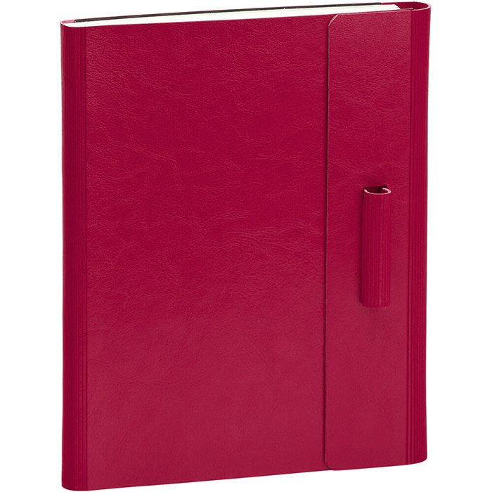 Set 4 Agende Nedatate Arizona 16x21 cm, rosii si Notes Cadou