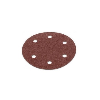 Disc hartie abraziva, smirghel granulatie P100, 215mm, 6 gauri cu prindere scai pentru slefuitor glet pereti, tavan, rigips Disc hartie abraziva, smirghel granulatie P100, 215mm, 6 gauri cu prindere scai pentru slefuitor glet pereti, tavan, rigips