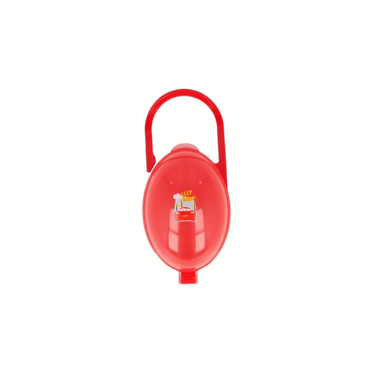 Cutie pentru suzeta, baby Cars, rosie