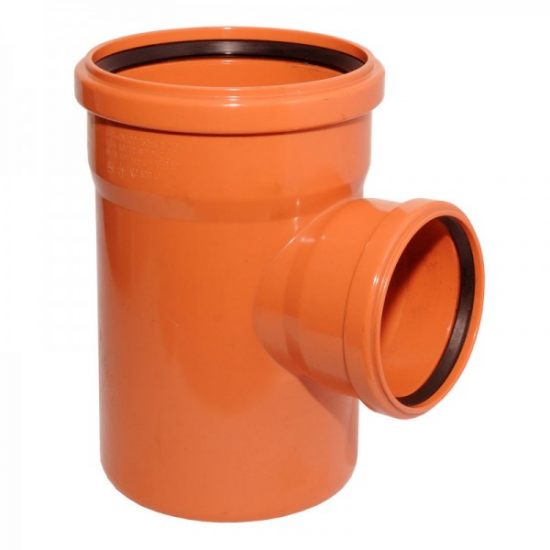 Ramificatie PVC cu inel si garnitura, 160 x 110 x 87° mm