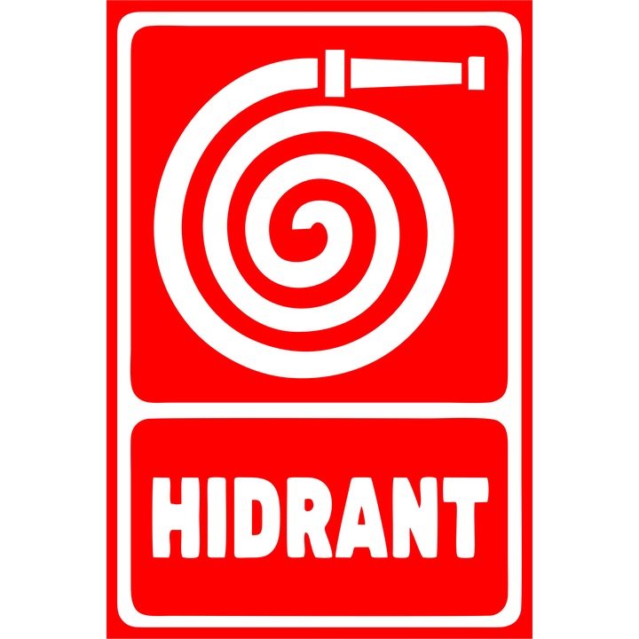 Hidrant Semn indicator autocolant-set 5 buc autocolant 10 x 15 cm