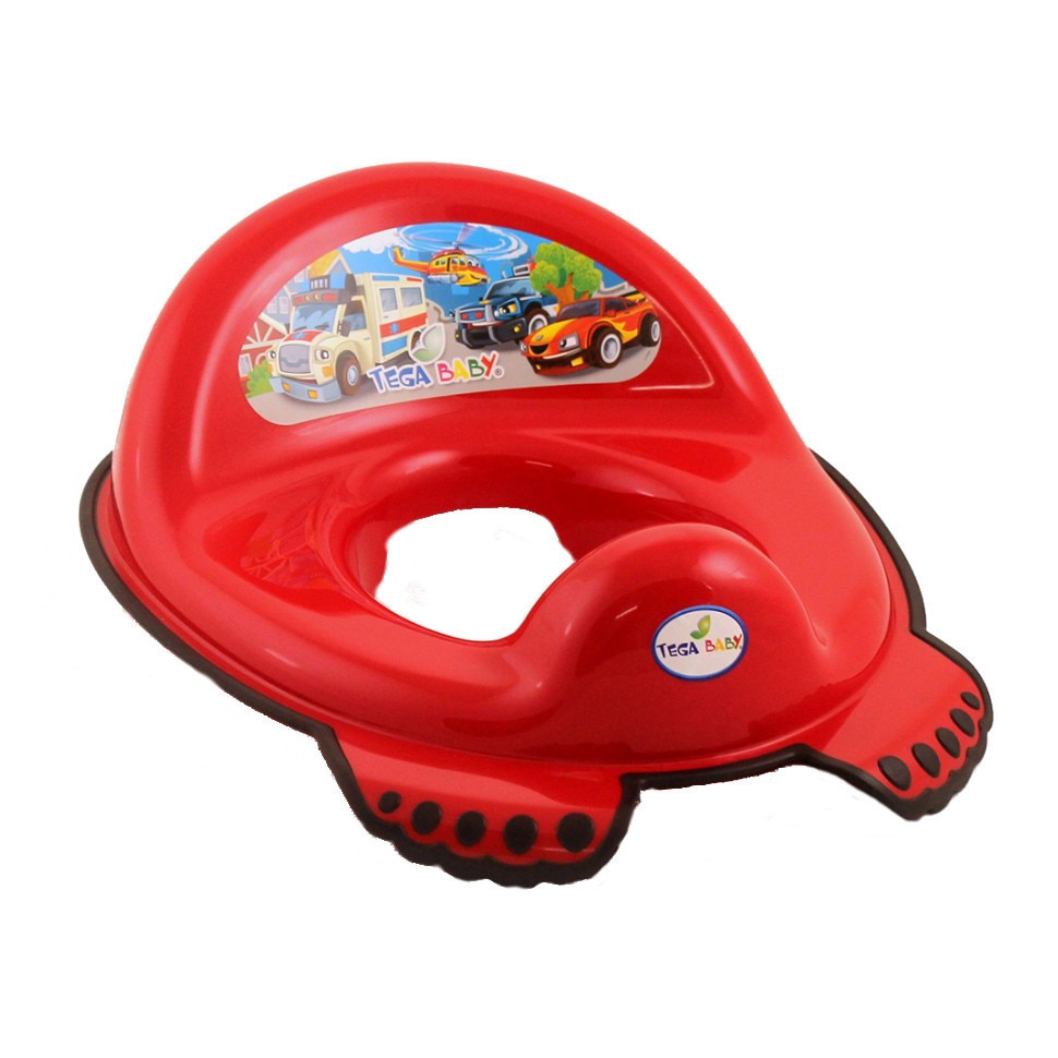 Reductor toaleta anti-derapant Cars rosu