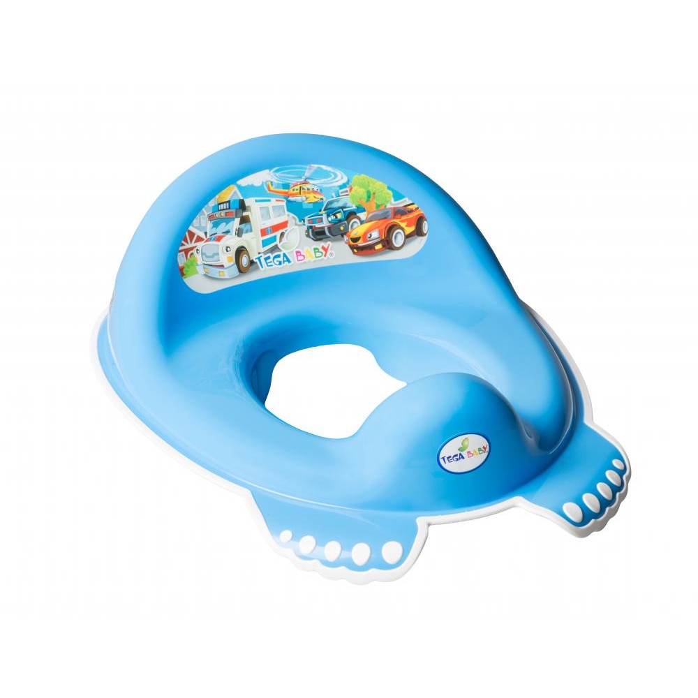 Reductor toaleta anti-derapant Cars albastru