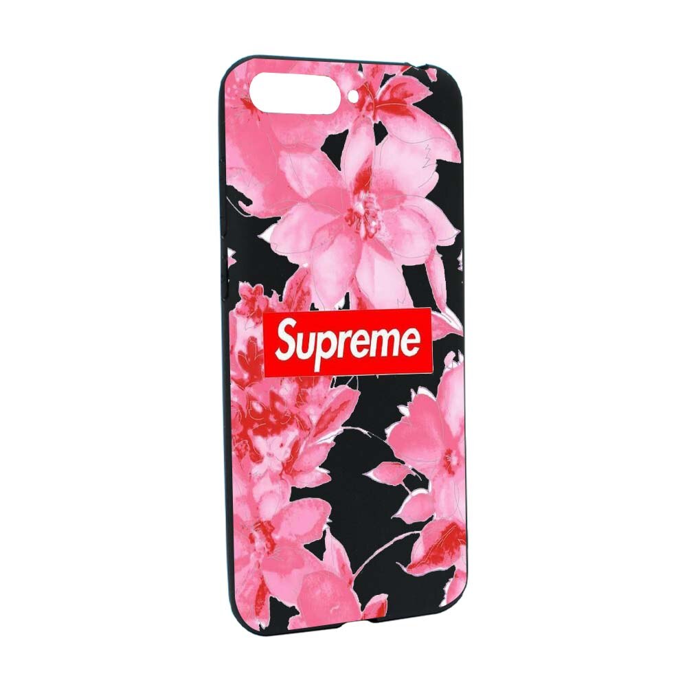 Husa de protectie Supreme, Flowers pentru Huawei Y6 2018 / Y6 Prime 2018, rezistenta la uzura, anti-alunecare, din silicon Premium, B260