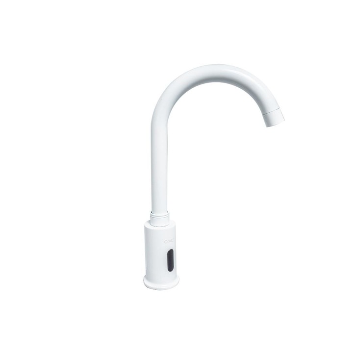 Baterie bucatrie lebda cu senzor alb mat TRENDY S