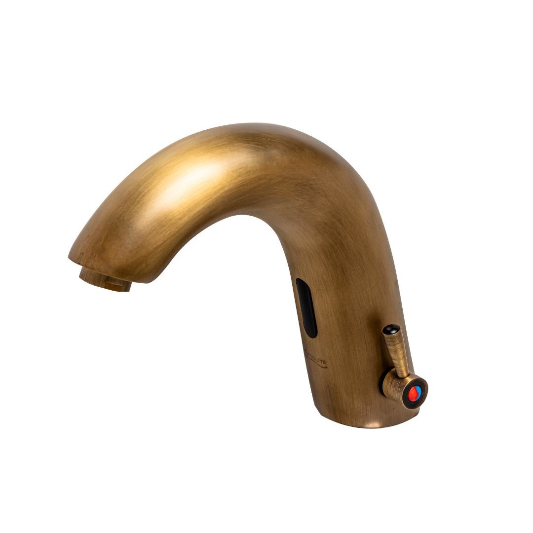Baterie lavoar cu senzor mixer incorporat bronz antichizat TRENDY S