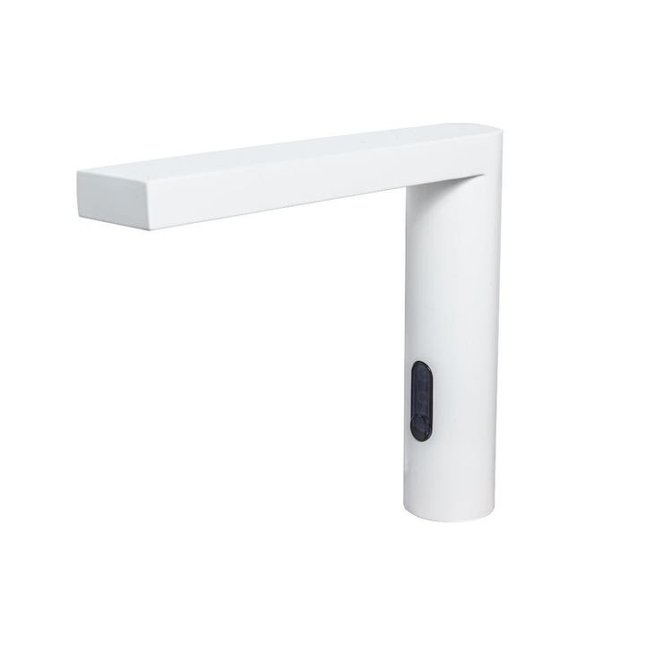 Baterie lavoar cu senzor style fara mixer alb mat TRENDY S