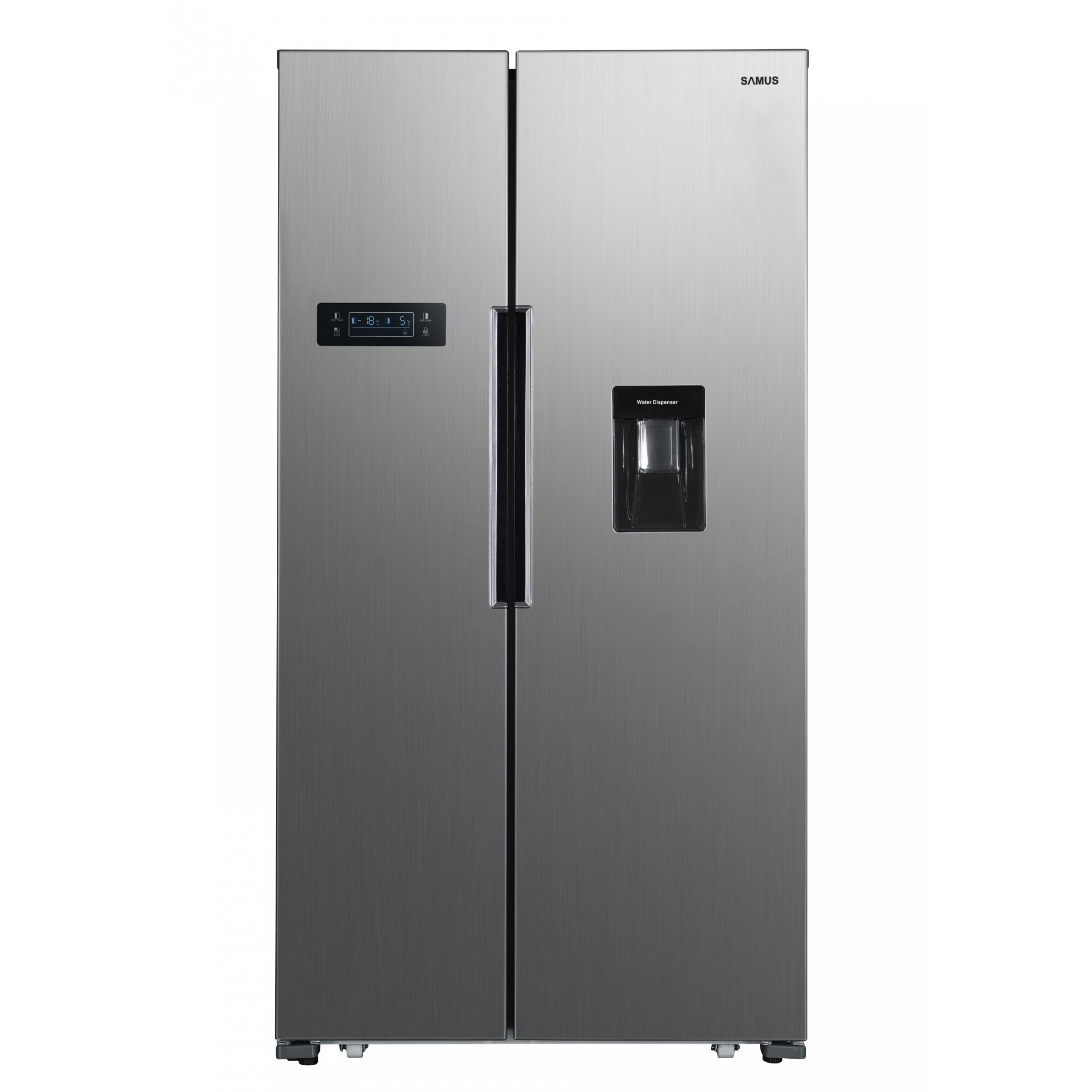 Side by side Samus SSX-660NFD+, Full No Frost, 518 l, Inox