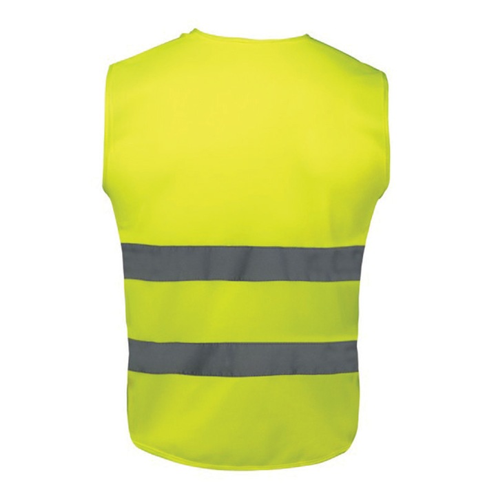 Lahti.Pro gyermek fényvisszaverő mellény, 10-12 éves, L méret, sárga