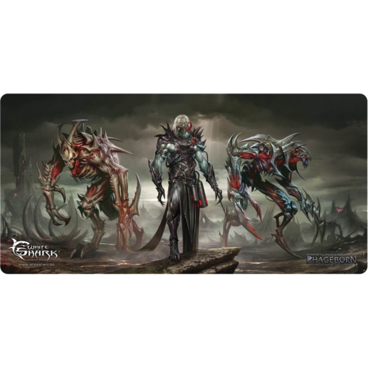 Подложка за мишка Gaming White Shark TMP-111 - CORRUPTION 1375 x 675 мм