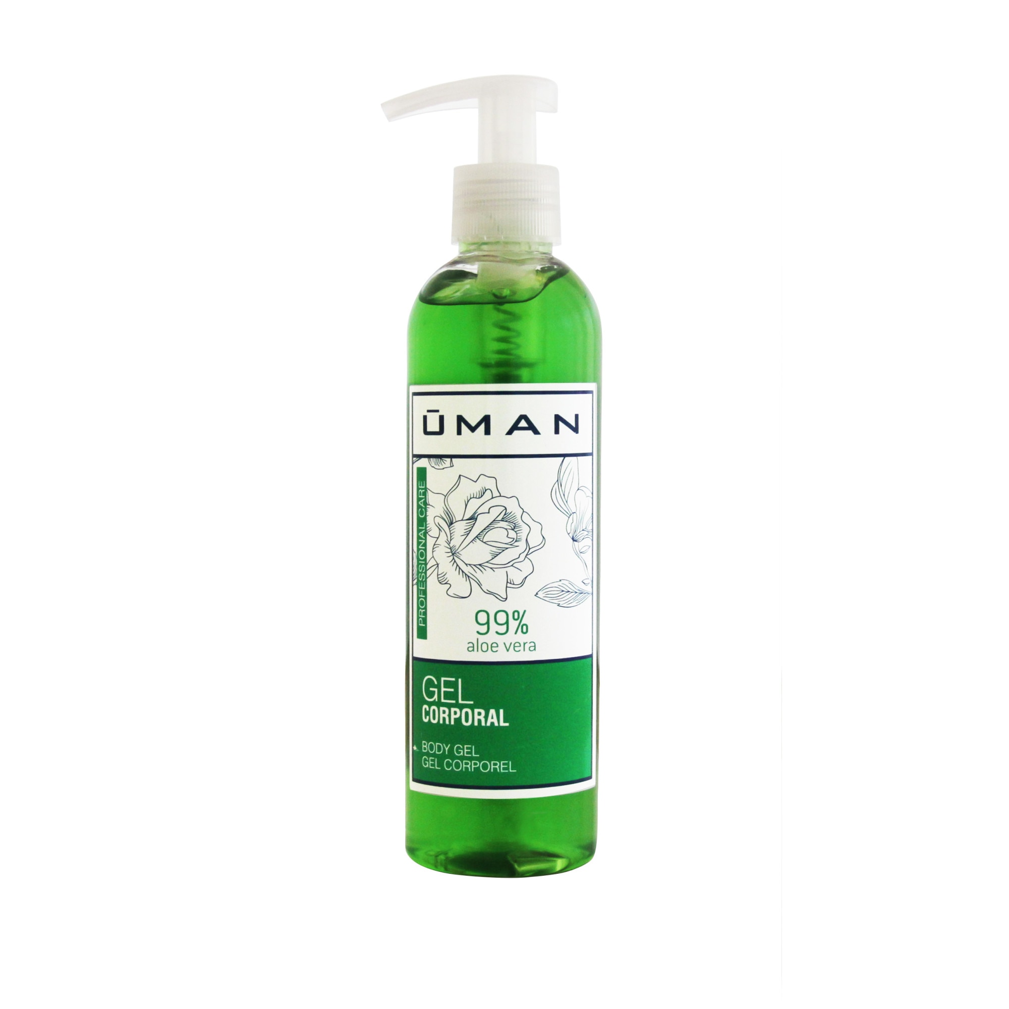 Gel corporal UMAN cu Aloe Vera 250ml