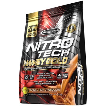 Muscletech nitro tech 100% whey gold 3.63 KG vanilla