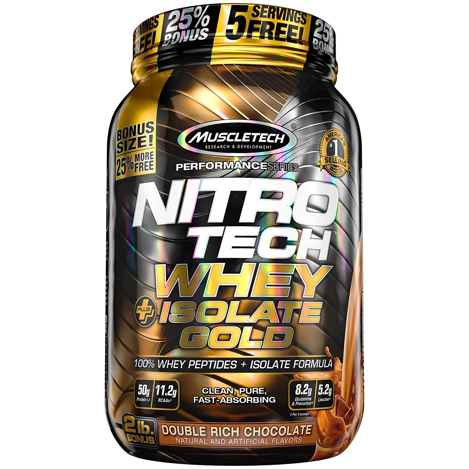 Muscletech nitro tech whey plus isolate gold 900 G chocolate