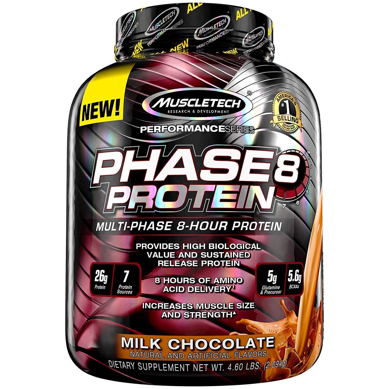 Muscletech phase 8 2.1 KG chocolate