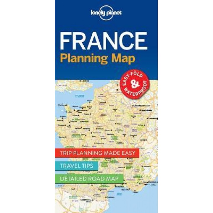 Lonely Planet France Planning Map, Lonely Planet (Author)