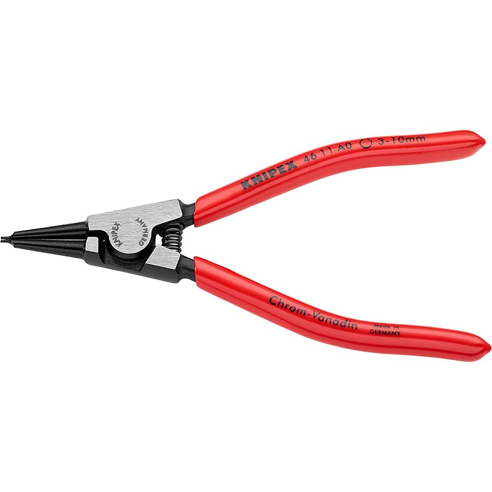 Cleste pentru inele de siguranta exterioare pe axuri, KNIPEX, 140 mm