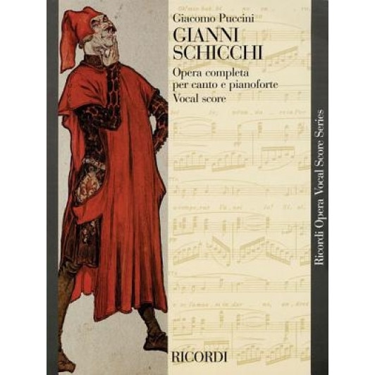 Puccini Il Tabarro Opera Completa Vocal Score Piano /& Vocal Sheet Music Book