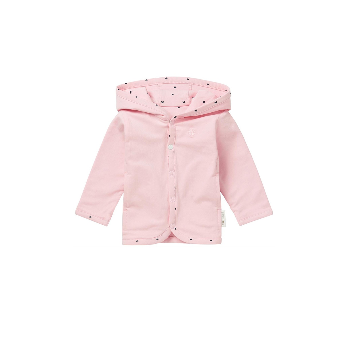Jacheta/hanorac bebe, Noppies, reversibila, Novi, roz