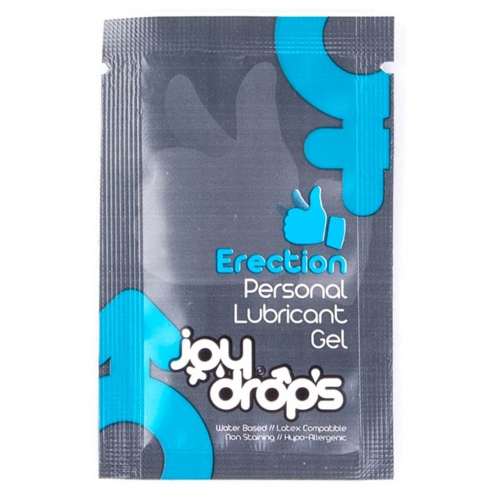 Erection Personal Lubricant Gel - 5ml sachet - Erekciót elősegítő síkosító gél